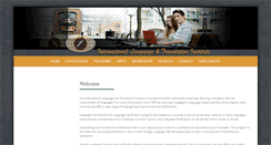 Desktop Screenshot of iltinstitute.com